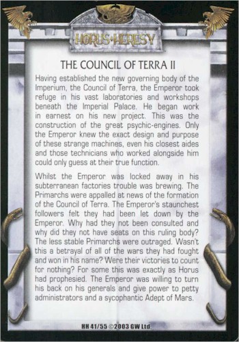 The Council of Terra II